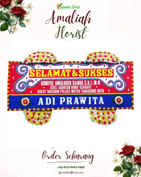 Papan Bunga Ucapan Selamat Sinaboi
