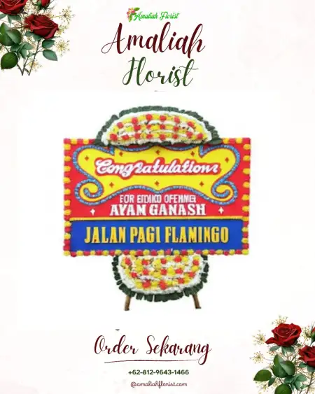 Sewa Papan Bunga Sinaboi